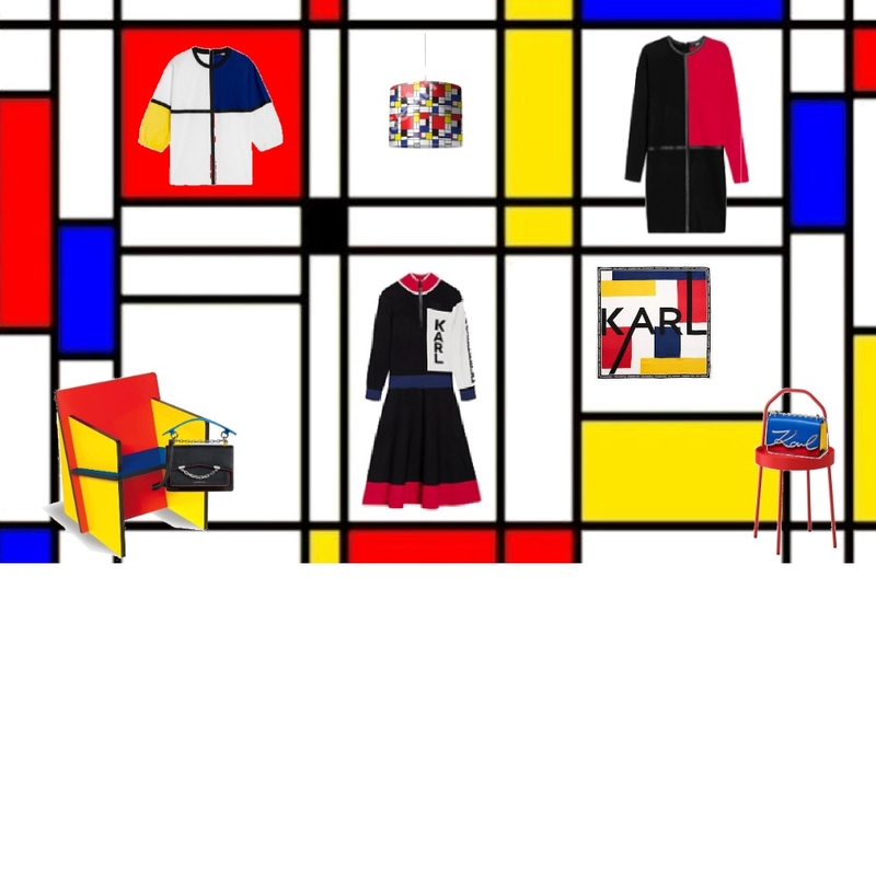 mondrian Mood Board by missmarple on Style Sourcebook