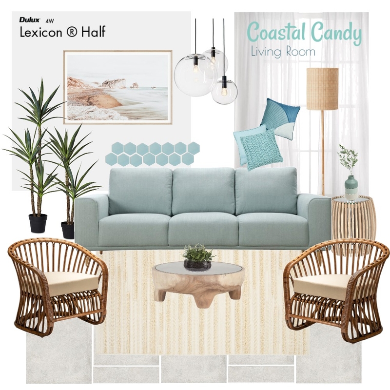 Coastal Candy Mood Board by The Nani Studio on Style Sourcebook