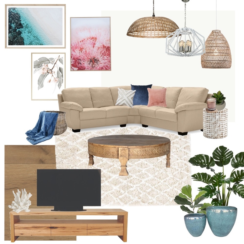 Lounge - Minimal Coastal Mood Board by JessManitta on Style Sourcebook
