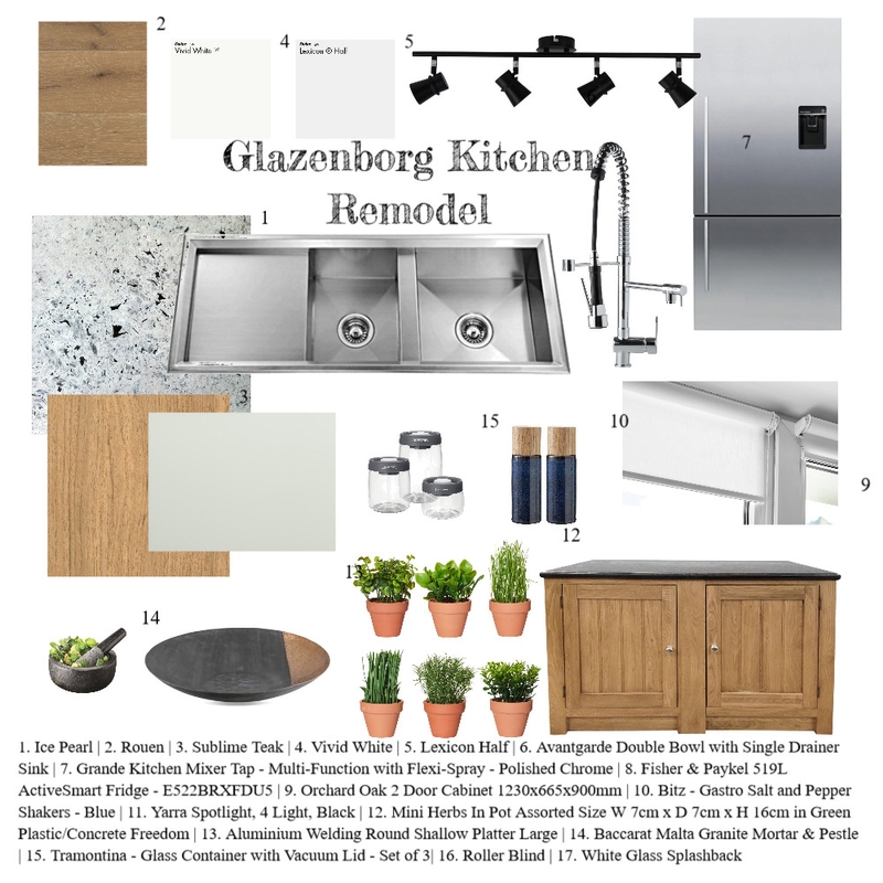 Assignment 10 Glazenborg Kitchen Mood Board by ShellyG on Style Sourcebook