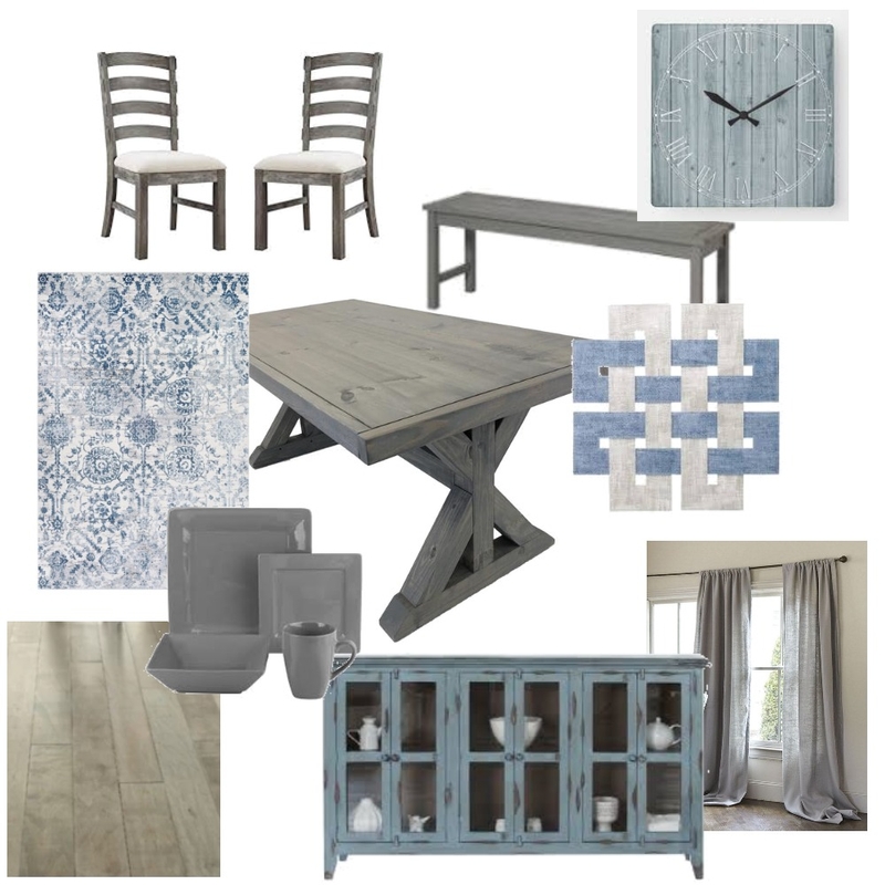 Module 9 Dining Room Mood Board by AmandaH on Style Sourcebook