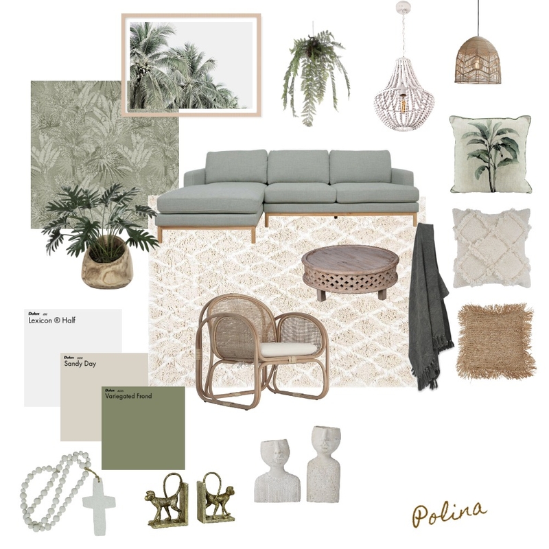 Tropical Boho Mood Board by Polina on Style Sourcebook