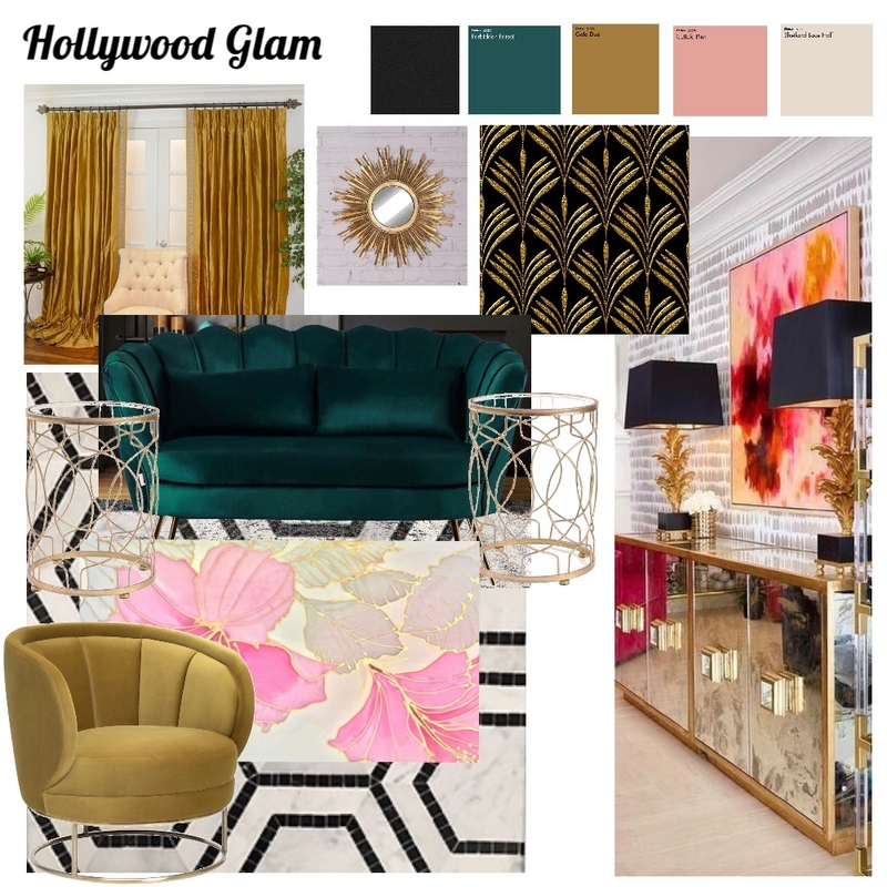 Hollywood glam 4 Mood Board by iisha Mae on Style Sourcebook