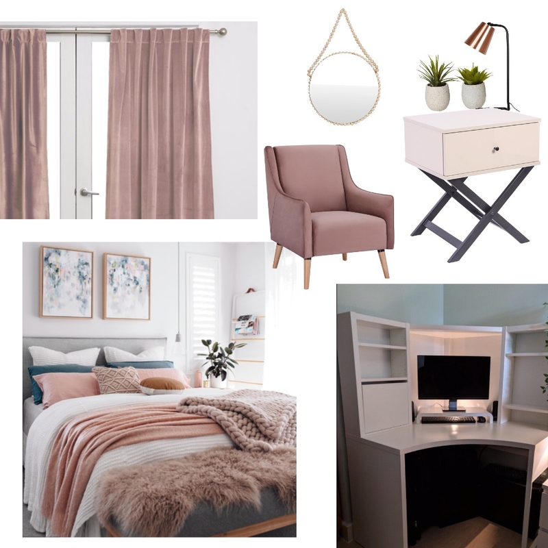 The Pink Room Mood Board by Go Figure Creative Designs on Style Sourcebook
