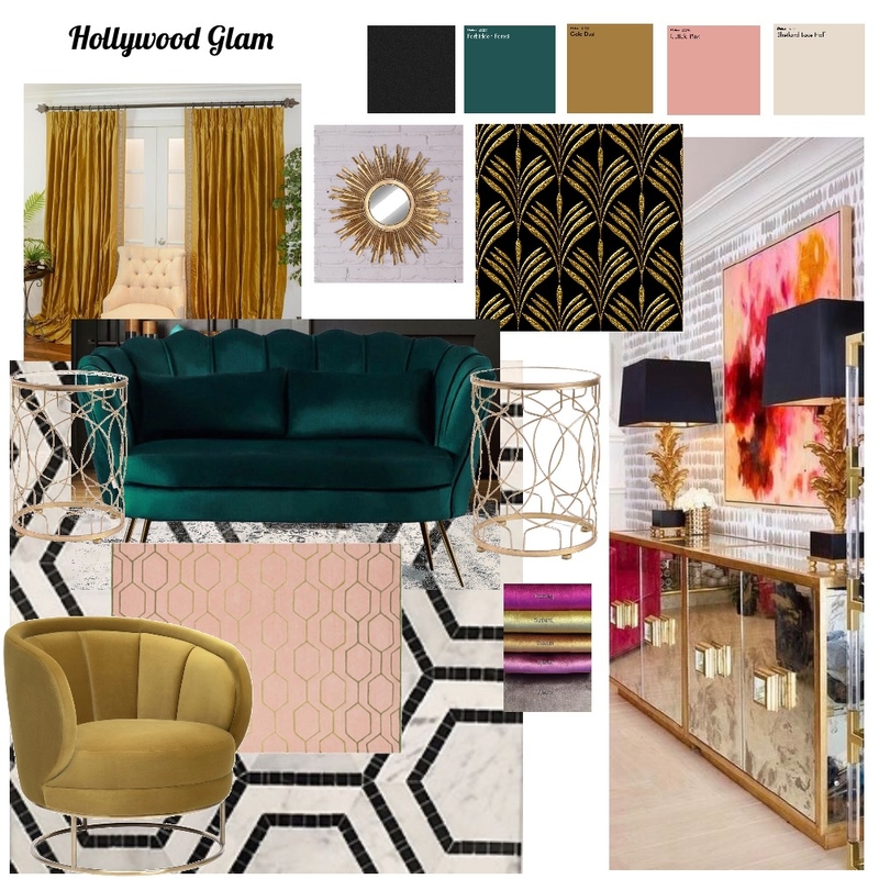 Hollywood glam 4 Mood Board by iisha Mae on Style Sourcebook