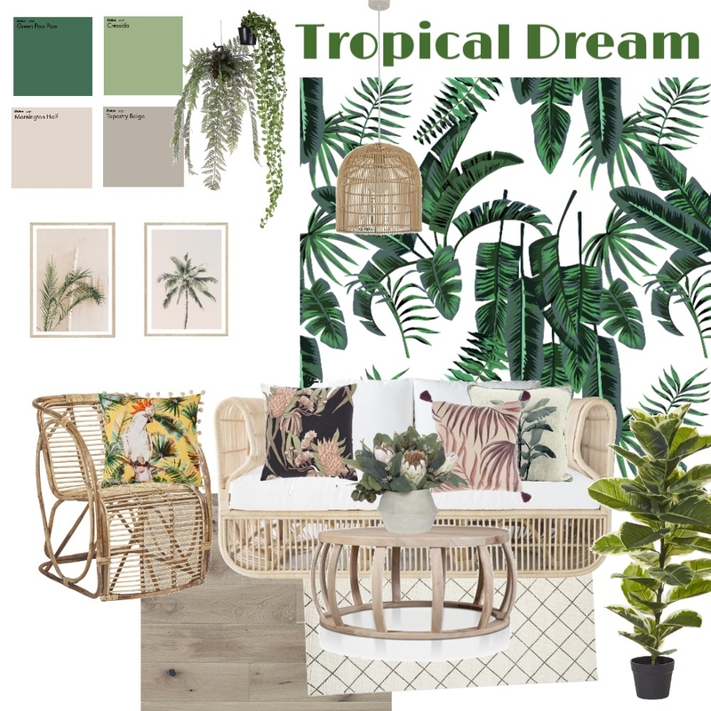 Tropical Mood Board by Lavinia on Style Sourcebook