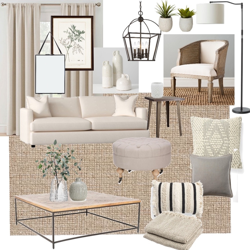 Modern farmhouse living room Mood Board by Mal02 on Style Sourcebook