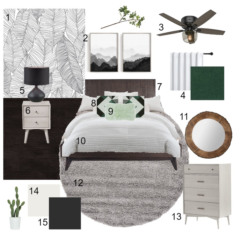 IDI Module 9 Bedroom Mood Board by janiehachey on Style Sourcebook