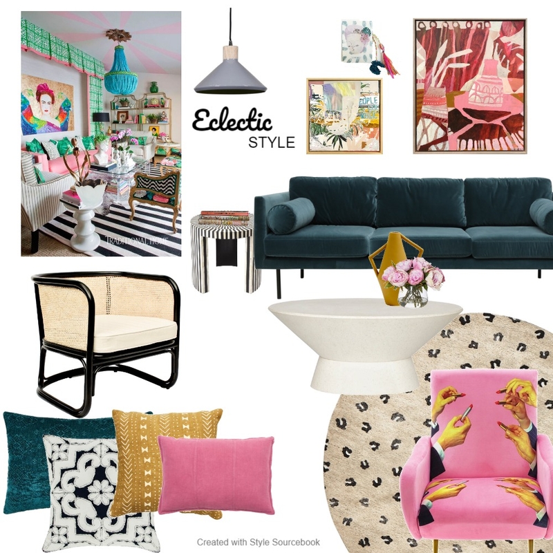Ecclectic Style Mood Board by poppie@oharchitecture.com.au on Style Sourcebook