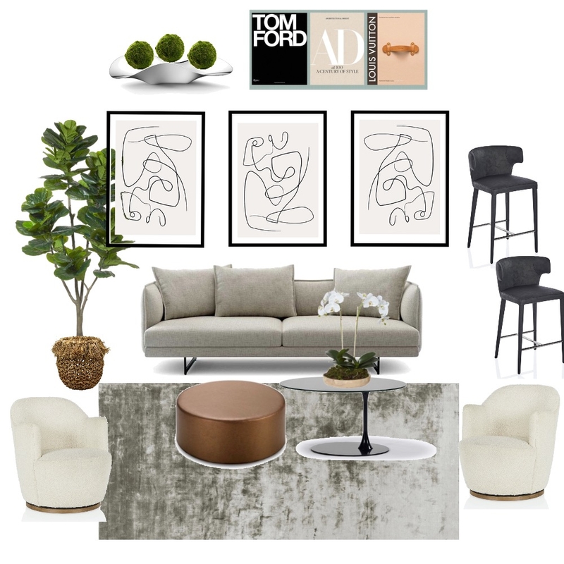 Living Room Mood Board by vanessae on Style Sourcebook