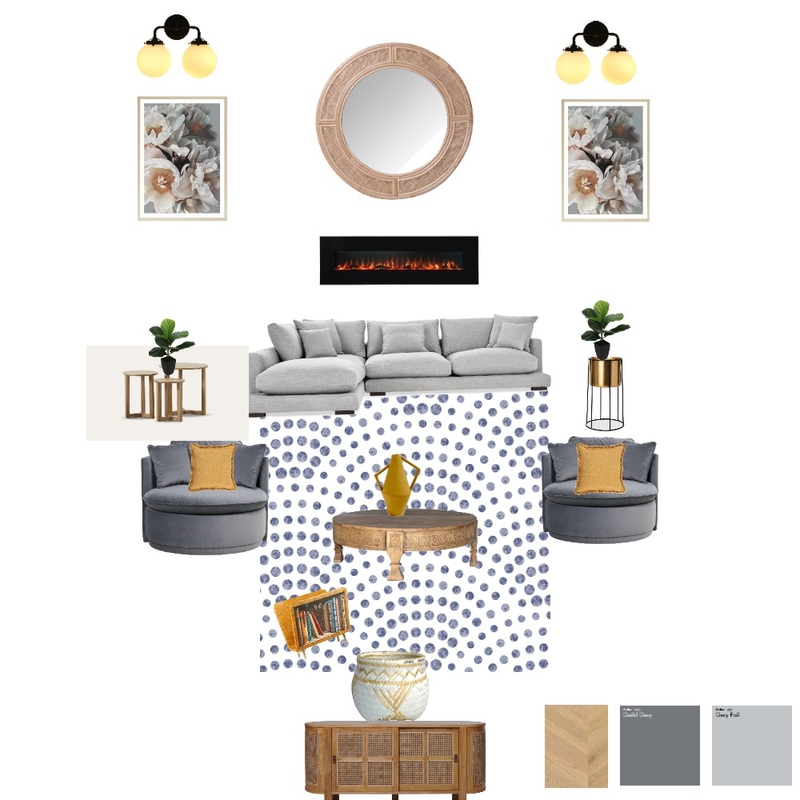 Living Room Mood Board Mood Board by Magaguef on Style Sourcebook