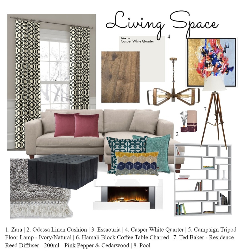 living space mood board Mood Board by saraj2303 on Style Sourcebook