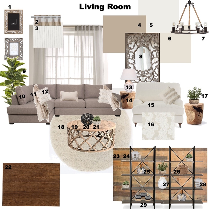 mod9 living room Mood Board by BrittaniRobinson on Style Sourcebook