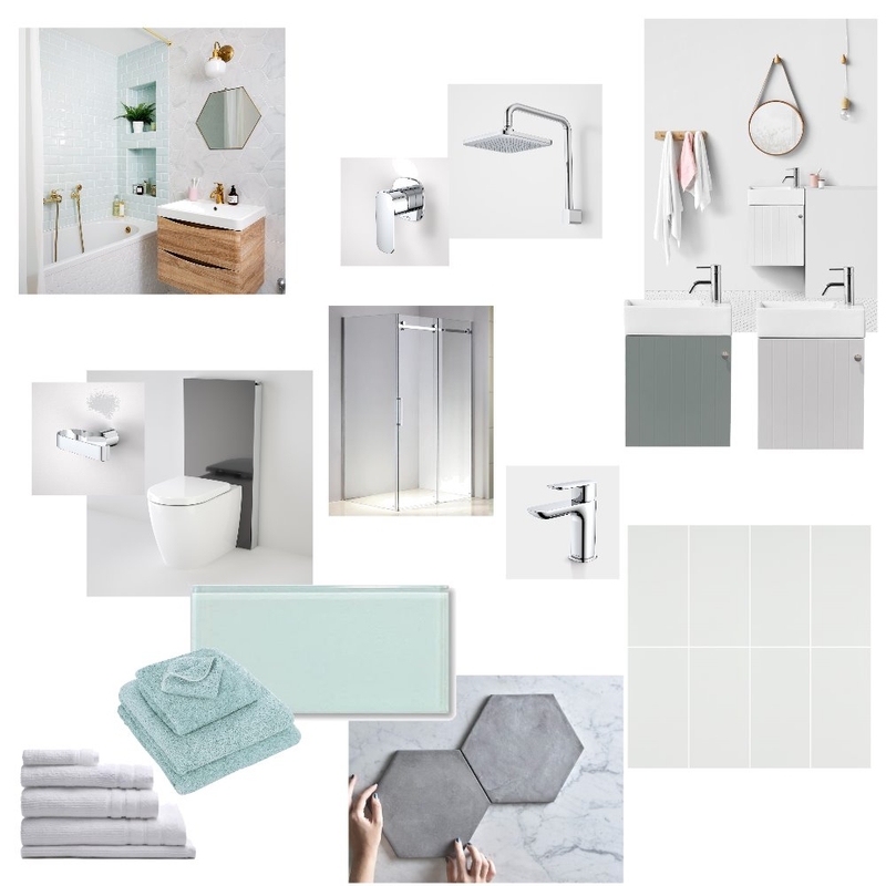 Sarah's en-suite Mood Board by Jendar Interior Design on Style Sourcebook