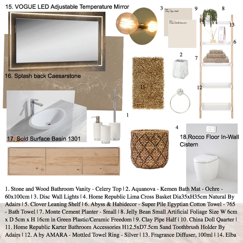 Bathroom Final Mood Board by jordantownley on Style Sourcebook