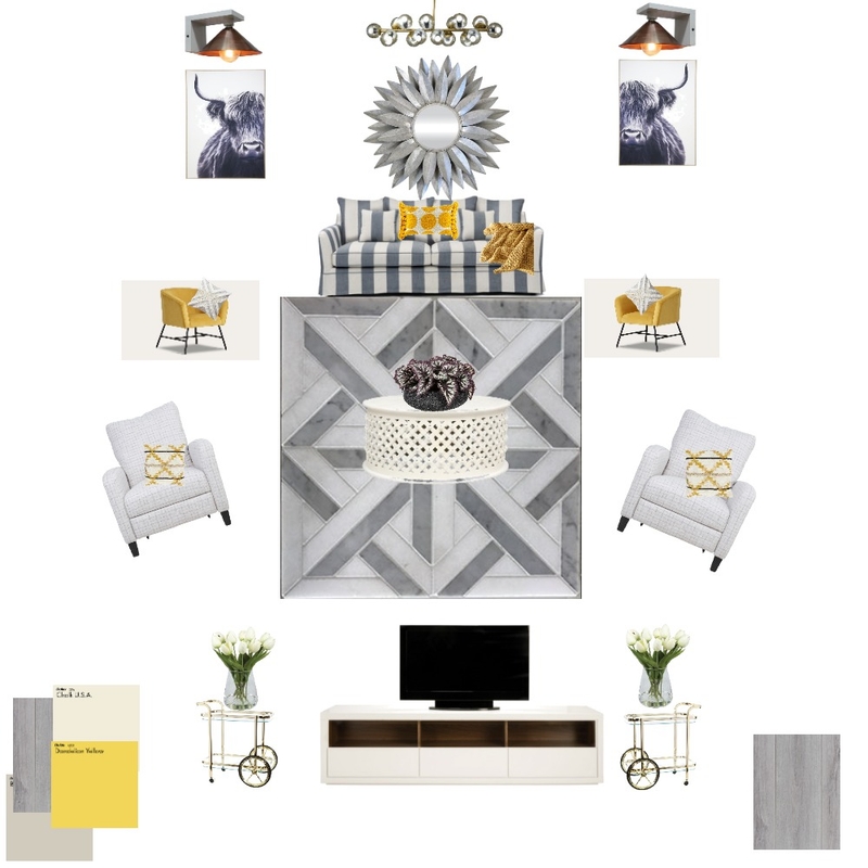 TV Room Mood Board Mood Board by Magaguef on Style Sourcebook