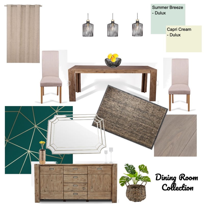 module 9 dining room design Mood Board by NV Creative Spaces on Style Sourcebook