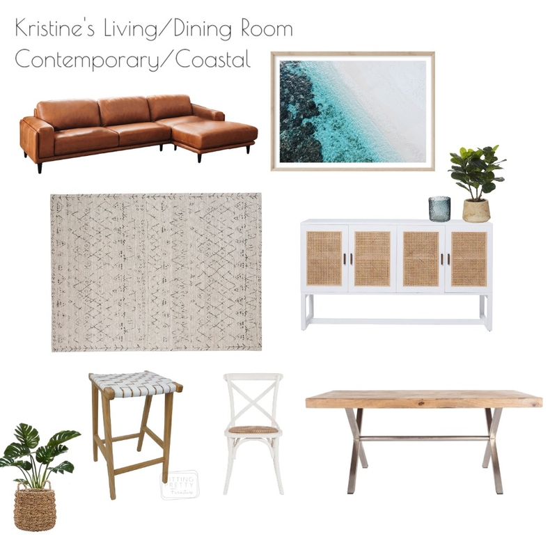 Kristine's Living/Dining Room Mood Board by christine_boulazeris on Style Sourcebook