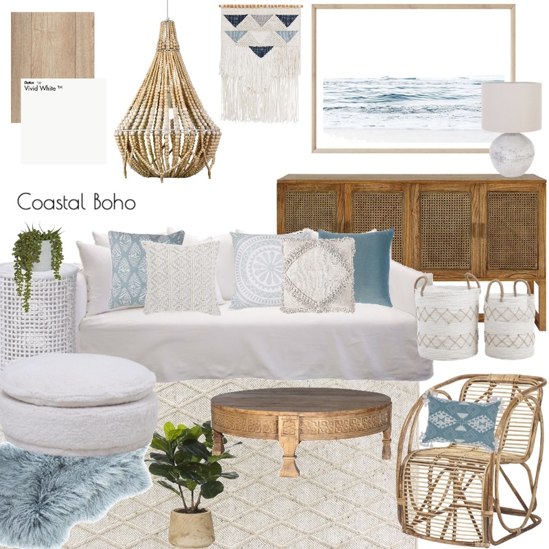 coastal boho Mood Board by Breana on Style Sourcebook