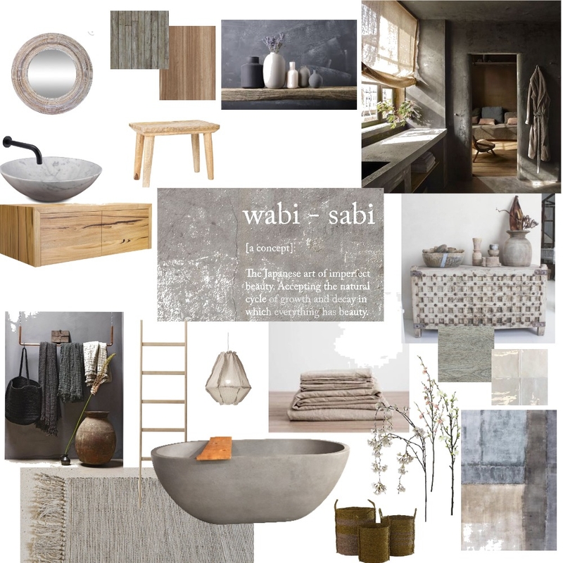 WABI SABI Mood Board by Yujin Lee on Style Sourcebook