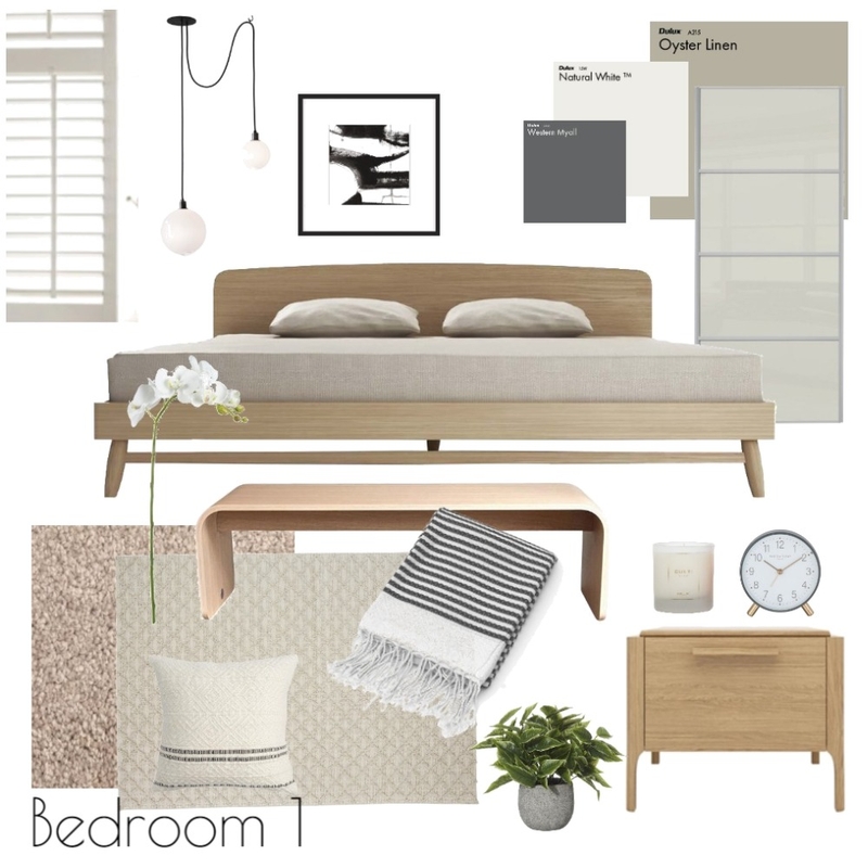 Bedroom 1 V1 Mood Board by BRAVE SPACE interiors on Style Sourcebook