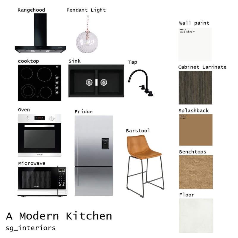KITCHEN Mood Board by sginteriors on Style Sourcebook