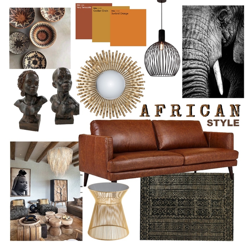 AFRICAN Mood Board by gmahoney on Style Sourcebook