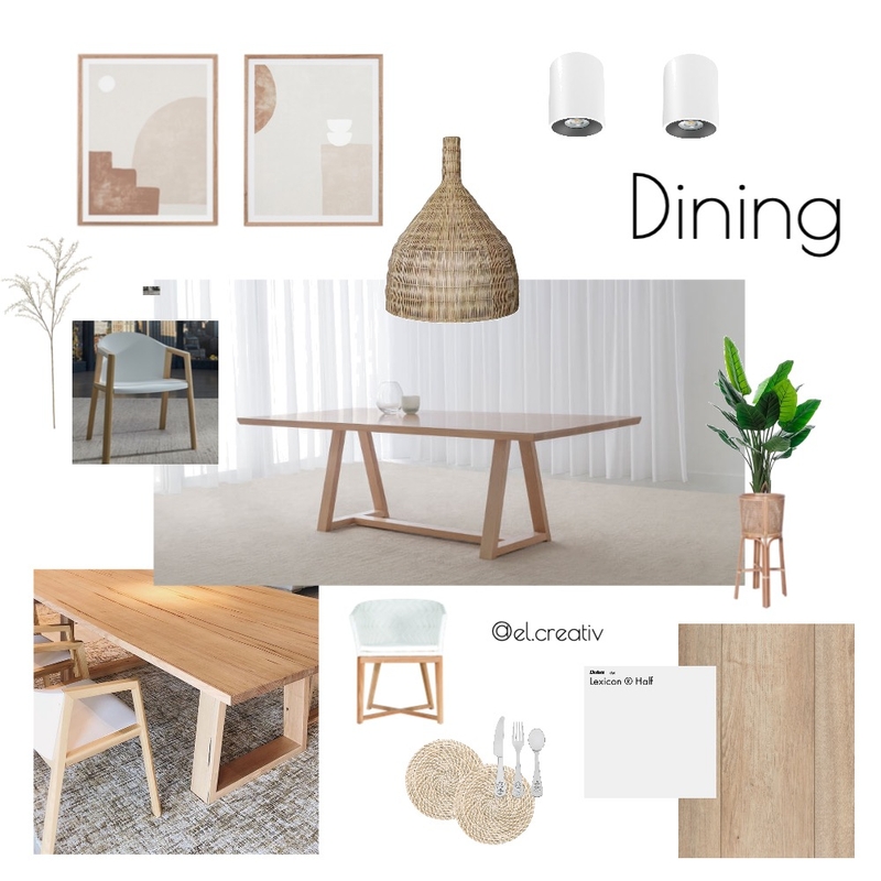 Dining Mood Board by el.creativ on Style Sourcebook