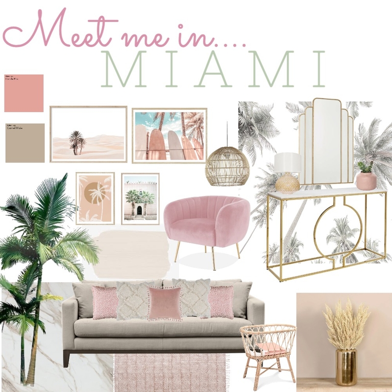 Miami Mood Board by jennifergrace on Style Sourcebook