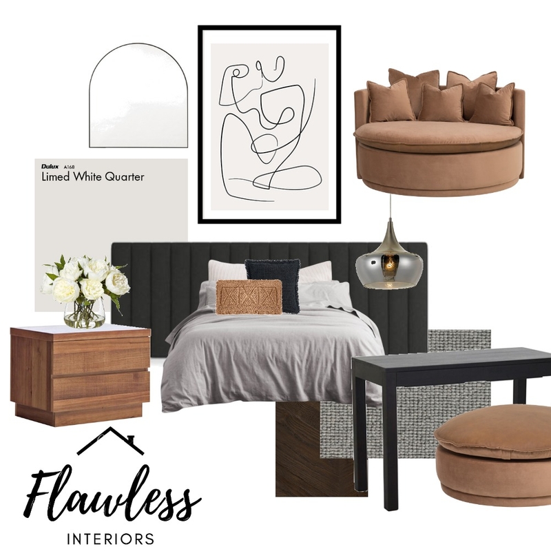 master bedroom Mood Board by Flawless Interiors Melbourne on Style Sourcebook