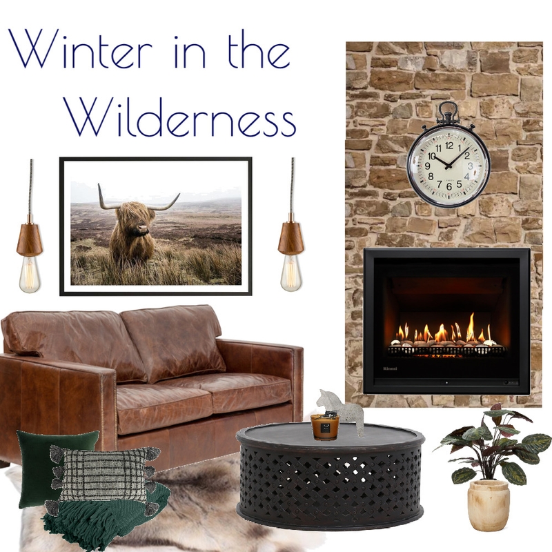Winter Wilderness Living Mood Board by Kohesive on Style Sourcebook