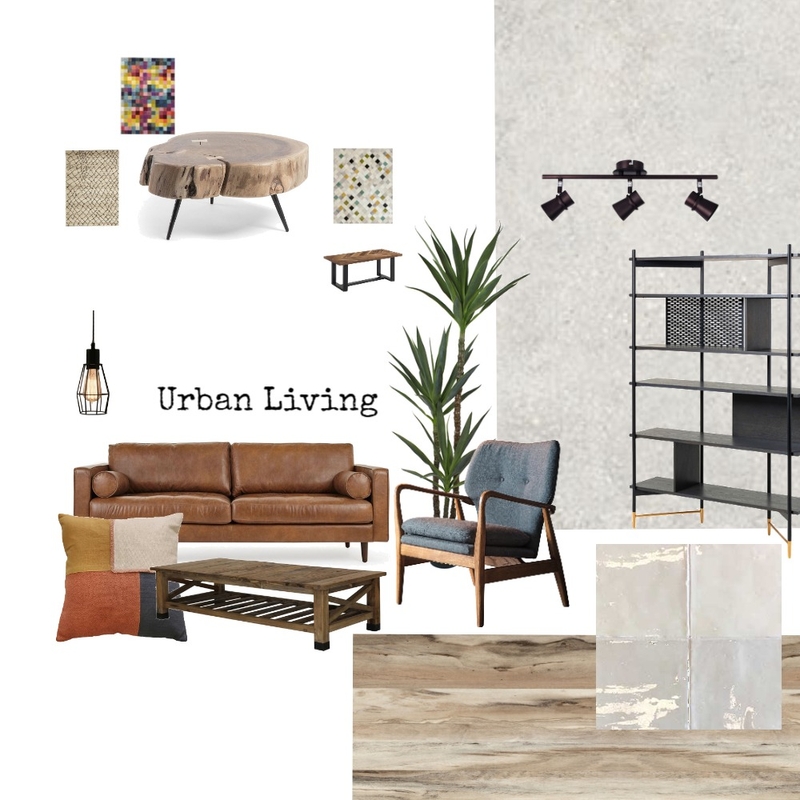 Industrial Living Mood Board by mjanainab on Style Sourcebook