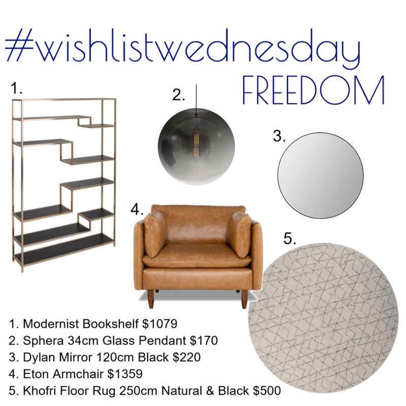 Wishlist Wednesday Freedom Mood Board by Kohesive on Style Sourcebook