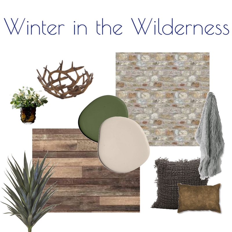 Winter Wilderness Flatlay Living Mood Board by Kohesive on Style Sourcebook