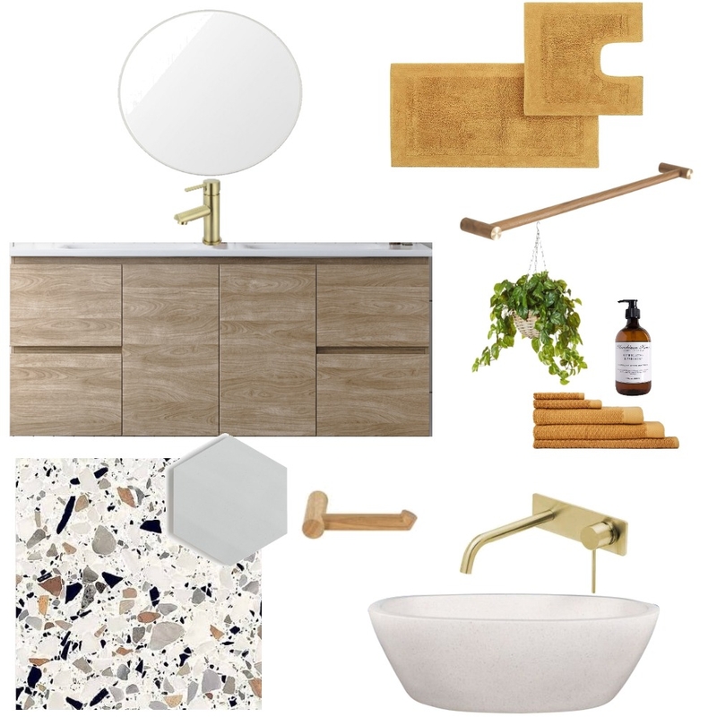 Main Bathroom Mood Board by humblehomeinthehills on Style Sourcebook