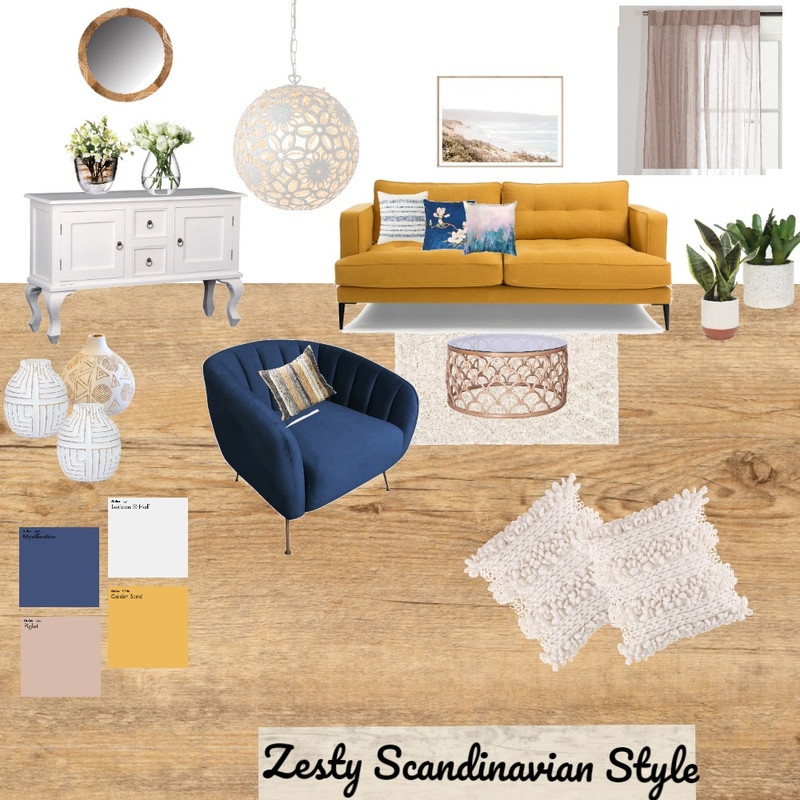 Zesty Scandinavian Design Mood Board by Reveur Decor on Style Sourcebook