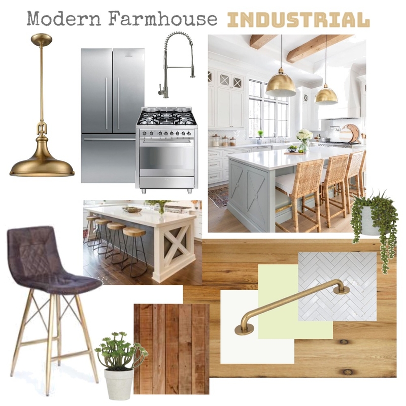 Kitchen - Modern Farmhouse Industrial Mood Board by adeabreu on Style Sourcebook