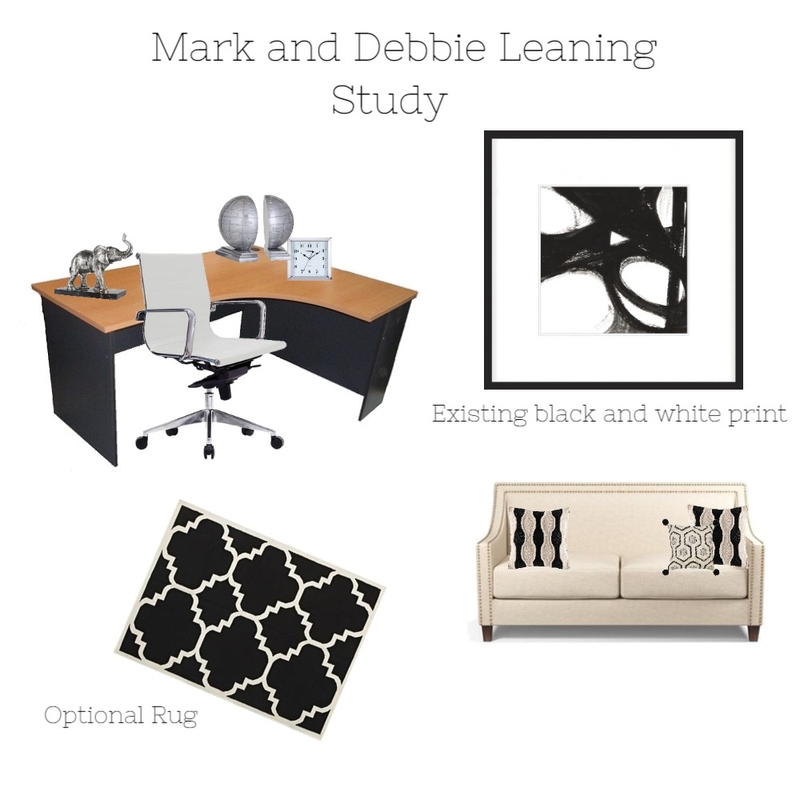 Mark and Debbie Leaning Study Mood Board by Simply Styled on Style Sourcebook
