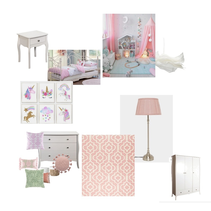 Girls bedroom Mood Board by HelenFayne on Style Sourcebook