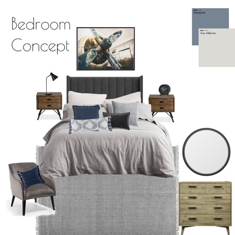 bedroom concept Mood Board by Juliebeki on Style Sourcebook