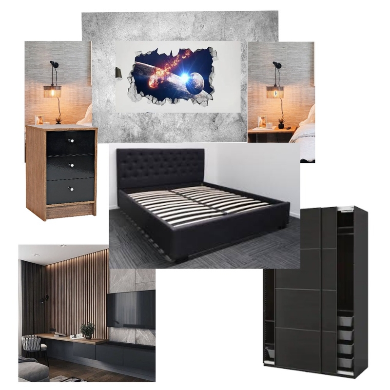 Tristan's bedroom Mood Board by 86home on Style Sourcebook