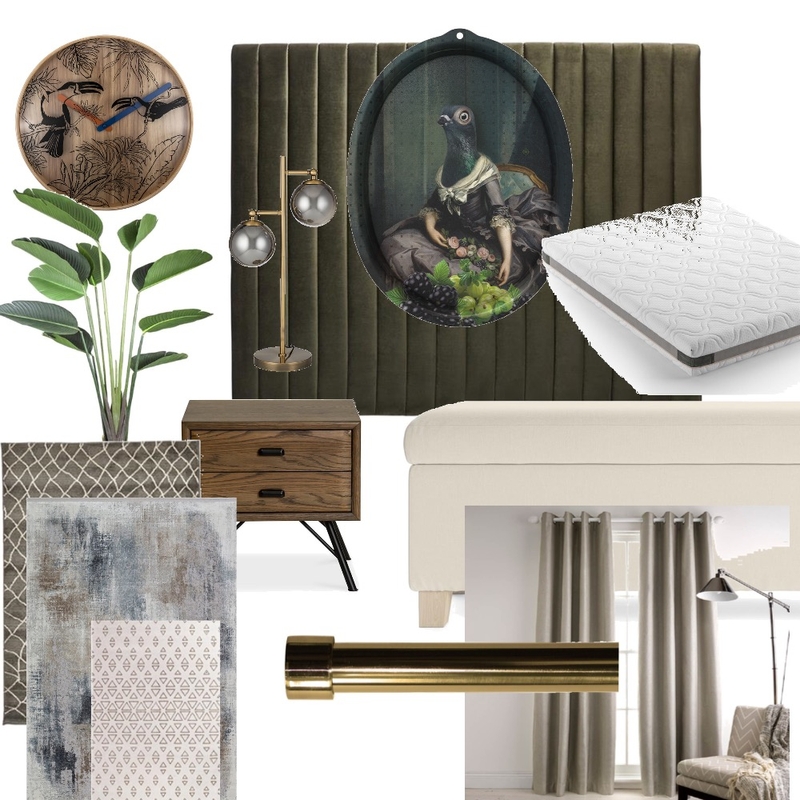 Concrete Jungle Bedroom Mood Board by Noviana’s Interiors on Style Sourcebook