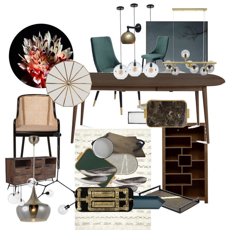 Concrete Jungle Dining Mood Board by Noviana’s Interiors on Style Sourcebook