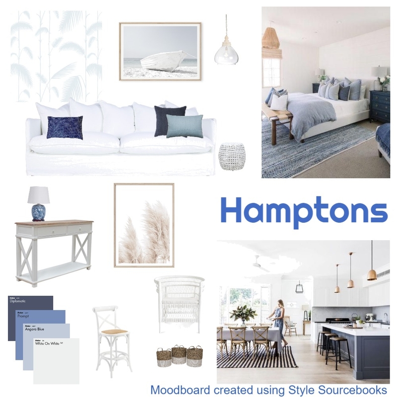 Hamptons revision1 Mood Board by StaceyPickering on Style Sourcebook