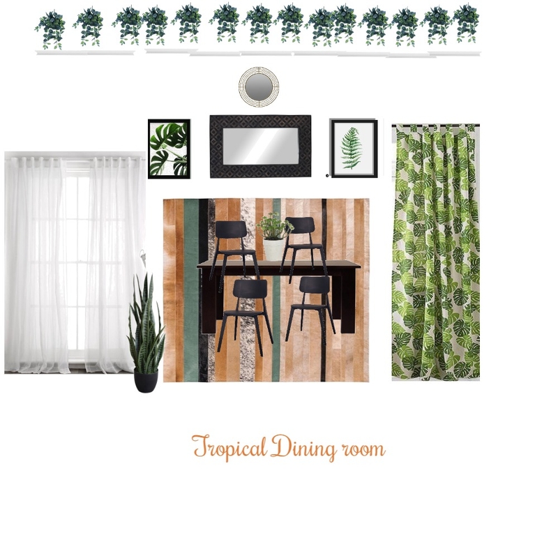 Tropical Dining room Mood Board by ANED on Style Sourcebook