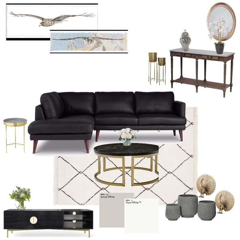 black couch Mood Board by sandsmel on Style Sourcebook