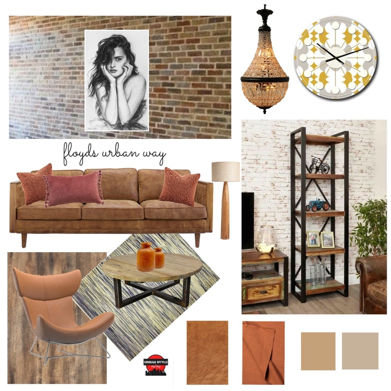 urban modern living Mood Board by floydstyle on Style Sourcebook