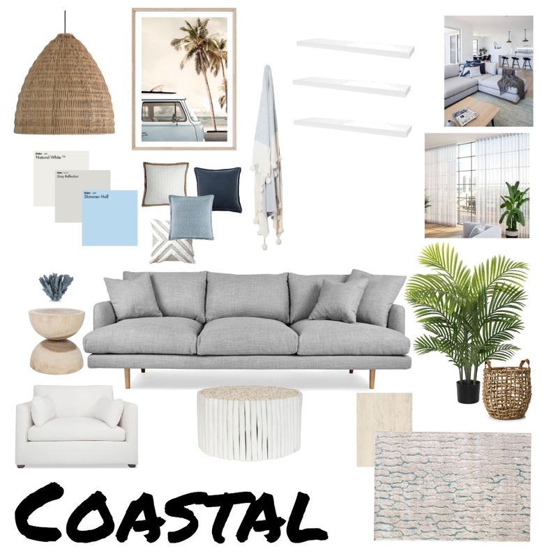 Coastal Lounge Room Mood Board by Staceysambell on Style Sourcebook