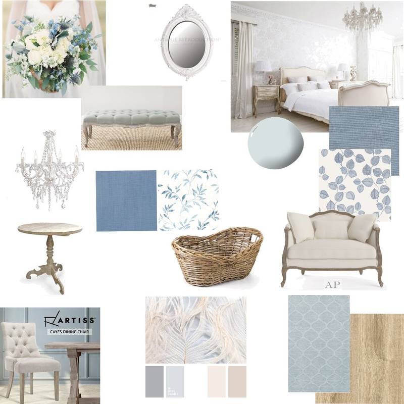 French Provincial Style Mood Board by Marcia on Style Sourcebook