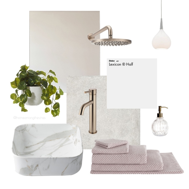 Luxe Bathroom Mood Board by homeamongthevines on Style Sourcebook